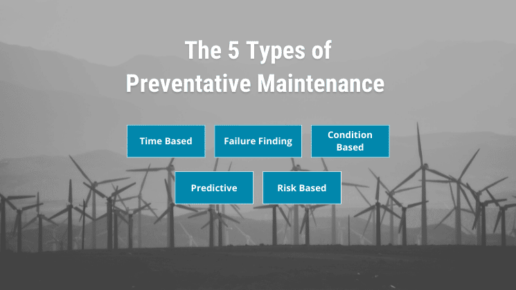 5 types of preventive maintenance
